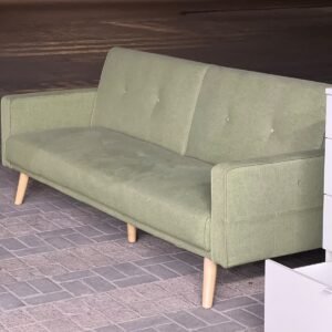 Used Green Sofa Abu Dhabi | Modern 3-Seater Fabric Sofa 4