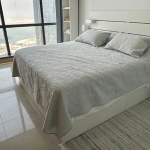 Second Hand Bedroom Set with Bed, Mattress & Side Tables in Abu Dhabi