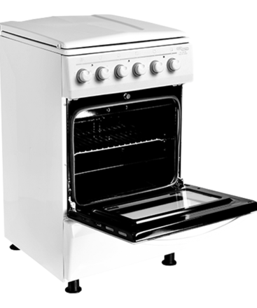 Super General white gas cooker with open oven door in Abu Dhabi