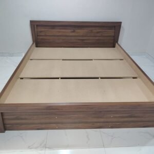 Used King Size Wooden Bed Frame with Mattress 180×200 Abu Dhabi