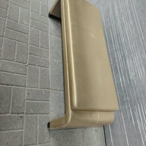 Modern Gold Faux Leather Bed End Bench in Abu Dhabi