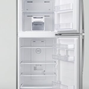 Silver Double Door Digital Inverter Refrigerator Fridge